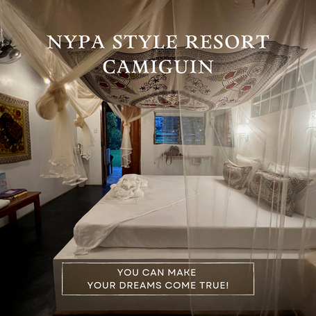 Mediterranean accommodation style, dreams come true offer, up to 20% discount, promotion Camiguin, Nypa Style Resort, vacation offer in Camiguin