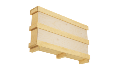 Vollwandholzkisten mit/ ohne Rahmenkonstruktion, Unterseite © Weck-Holz GmbH Leonberg, Oberpfalz