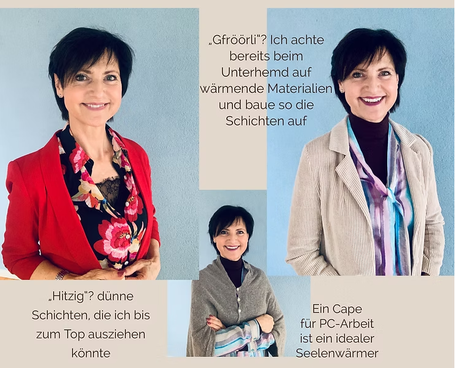 Kleidung für die kühle Jahreszeit :: Regula Gasser, Zertifizierte Farb- und Modestilberaterin