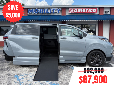 2025 Toyota Sienna Wheelchair Vans