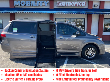 2020 Toyota Sienna Wheelchair Vans