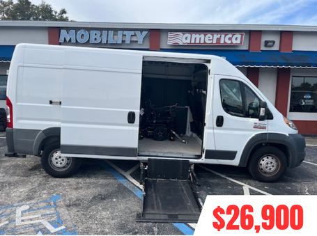 2018 Ram Promaster Wheelchair Vans