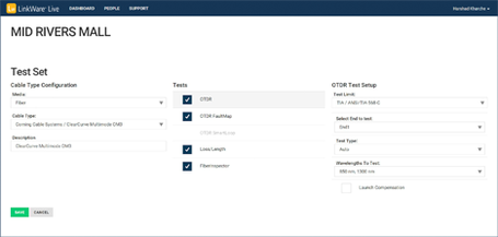 FLUKE NETWORKS LINKWARE LIVE