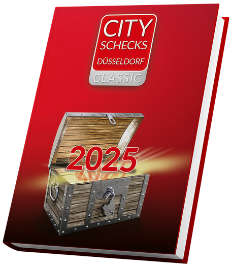 City Schecks Düsseldorf - Classic 2025 mit den besten 2 für 1 Gutscheinen für Düsseldorf