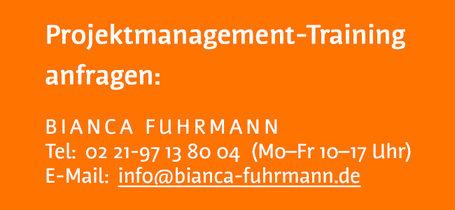 Projektmanagement-Trainings-Anfrage - Bianca Fuhrmann