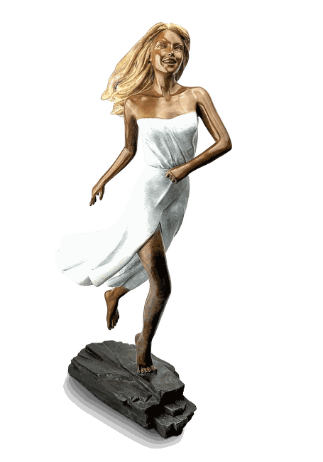 Viky - sculpture en bronze d'Alain Choisnet