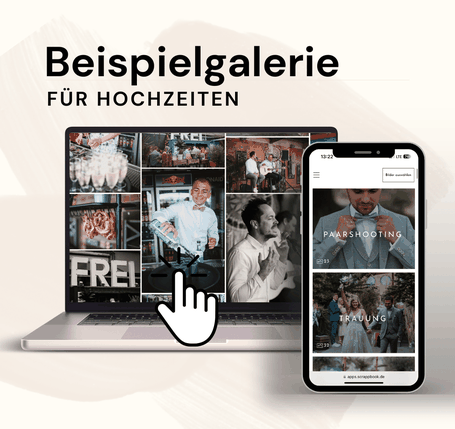 Galerie für Hochzeitsreportagen Pixieset Hochzeitsfotograf