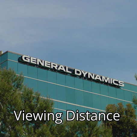 Consider Viewing Distance when Choosing the Right Sign Size by Landmark Signs Inc.