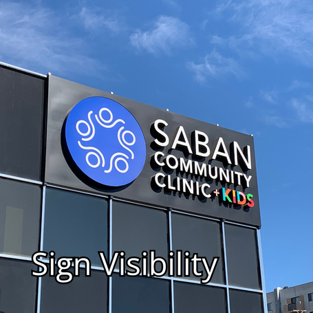 Sign Visibility when Choosing the Right Sign