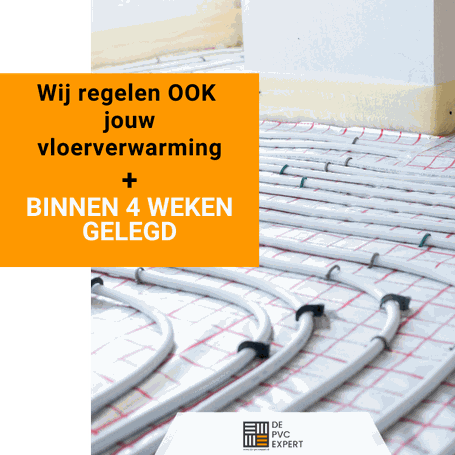 PVC met vloerverwarming bij 1 partij