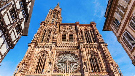 La cathédrale de Strasbourg pendant une visite guidée avec un guide-conférencier