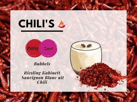 Welke wijn bij chili's