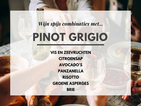 pinot grigio wijn spijs