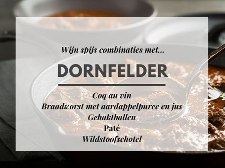 Dornfelder Wijn Spijs