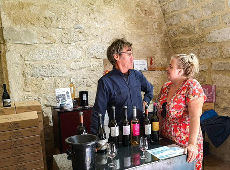 Wijnproeverij bij Domaine les Yeuses Pays d'Oc