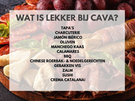 Wat is lekker bij Cava? Wijn Spijs