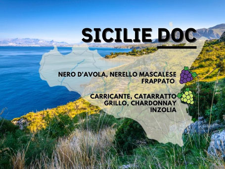 Wijngebieden Sicilie DOC