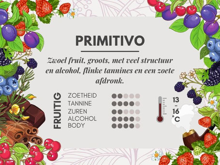 Primitivo smaak