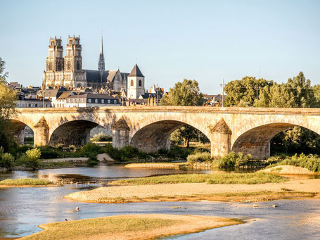 Loire rivier droogt op
