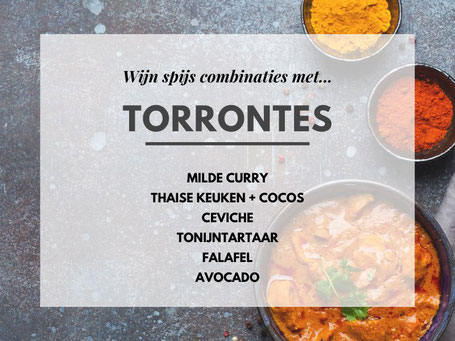 Torrontes wijn spijs combinaties