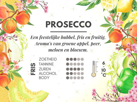 Prosecco smaak