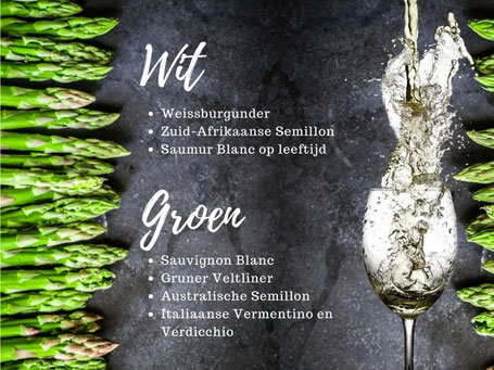 Welke wijn bij asperges