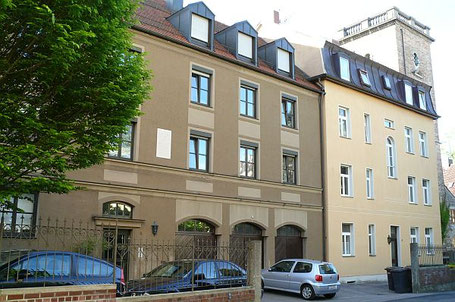 Augsburg, Springergässchen 8: hier wohnte Rudolf Diesel wädhrend seiner Augsburger Zeit
