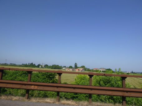Italienische Landschaft, Poebene