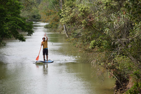Rando paddle accompagnées Vias Hérault Ventileau