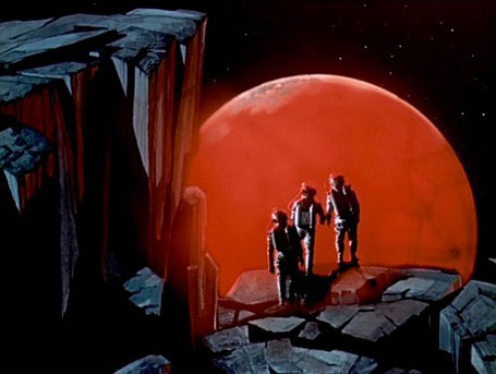 Szenenfoto aus dem Film "Der Himmel ruft" (Nebo Sowjot, UdSSR 1959) von Michail Karjukow und Alexander Kosyr