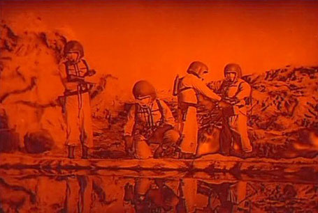 Szenenfoto aus dem Film "Weltraumschiff MR-1 gibt keine Antwort" (The Angry Red Planet, USA 1959) von Ib Melchior