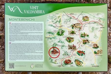 Mappa della Valdambra