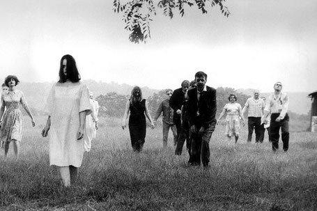 George A. Romero's 'Night of the Living Dead' (1968): "a lean, grimly satirical vision of a society in freefall."