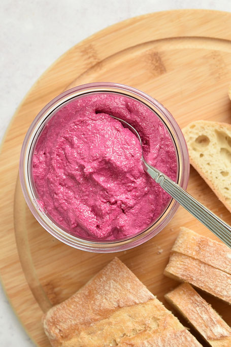 Rote Bete Aufstrich, Rote Bete Dip, Rote Bete vegan Thermomix, Rote Bete Aufstrich Thermomix, Rote Bete Dip Thermomix