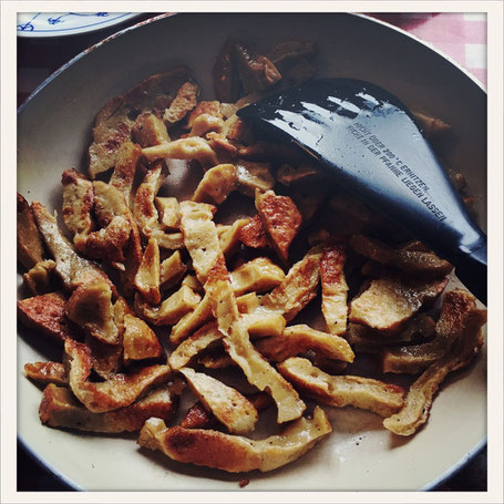 Seitan braten, Seitan, knusprig, Seitan knusprig, Seitan Kottelett