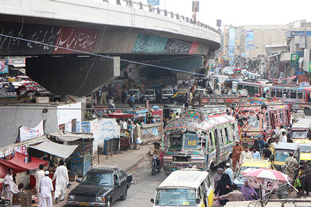 Congestion in Karachi 2015 Photo: ITDP.org