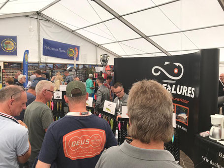 Voller Stand bei der Fishing Masters Show 2019 in Stralsund