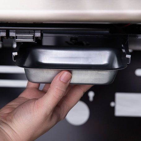 Neues Fettauffangsystem für leichtere Reinigung