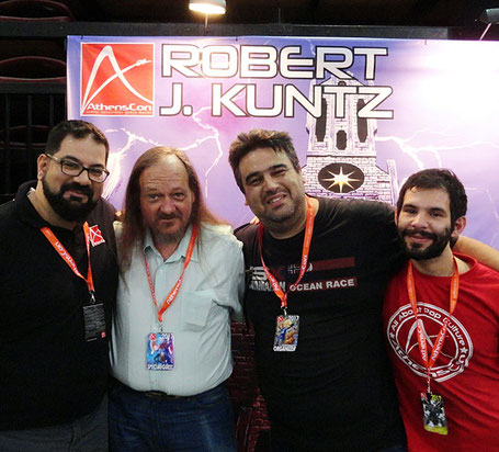 (L-R) Khaled, Rob Kuntz, Costas and Marios.