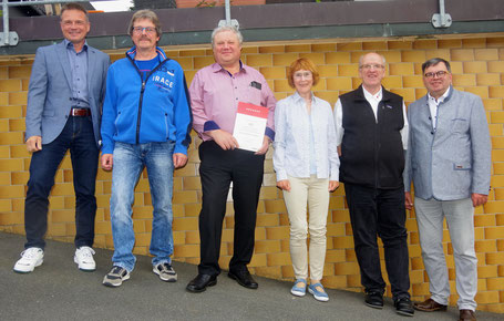 Aus der VGem Teuschnitz wurden geehrt: Johannes Hofmann (125 Spenden) und Gerhard Kotschenreuther (100 Spenden).