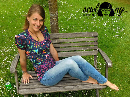 #Venla by Textilsucht - in Mum's beautiful garden