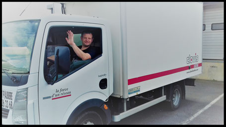 Livraison assurée par François Tavé en camion frigorifique