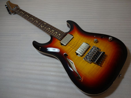 RY Guitar ディンキーストラト パーフェロー1Pネック キルトトップ RY Guitar ディンキーストラト パーフェロー1Pネック キルト