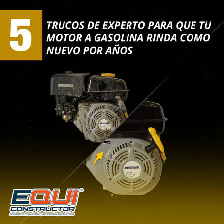 5 Trucos de experto para que tu motor a gasolina rinda como nuevo por años.