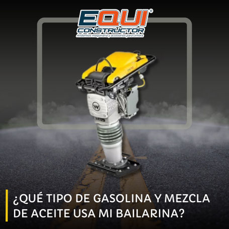 Apisonadora Tipo Bailarina: Qué Gasolina Usa, Por Qué se Apaga y Qué Mantenimiento Necesita