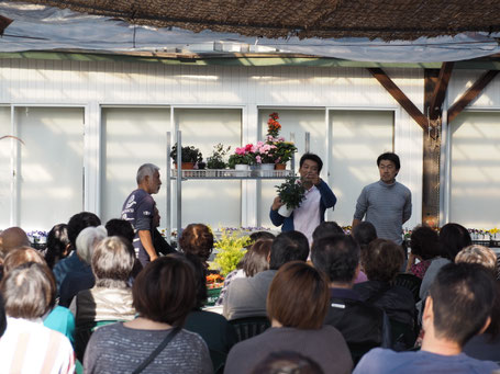 花ひろば素人セリ！