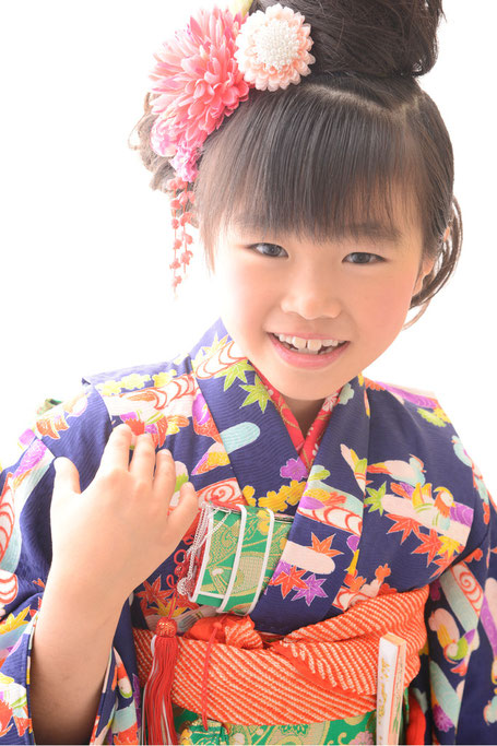 七五三 着物 7歳 753 写真 アニバーサリーフォト