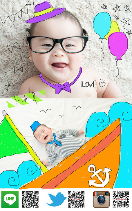 七五三 百日記念 お宮参り 赤ちゃん 家族写真 マタニティー 成人式 記念写真 入園 入学 名古屋市西区 スタジオB 寝相アート七五三 百日記念 お宮参り 赤ちゃん 家族写真 マタニティー 成人式 記念写真 入園 入学 名古屋市西区 スタジオB