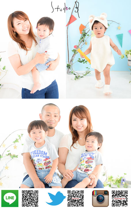 七五三 百日記念 お宮参り 赤ちゃん 家族写真 マタニティー 成人式 記念写真 入園 入学 名古屋市西区 スタジオB 寝相アート七五三 百日記念 お宮参り 赤ちゃん 家族写真 マタニティー 成人式 記念写真 入園 入学 名古屋市西区 スタジオ