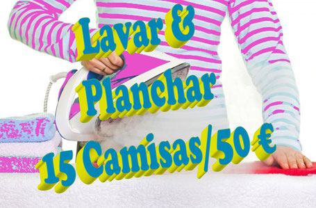 lava y plancha 15 camisas x 50€